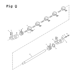 Fig-17 Diagram and Parts List for 321854 Jet Lathe