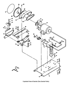 Fig-1 Diagram and Parts List for  Jet Sander Grinder