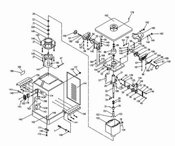 Fig-0 Diagram and Parts List for  Jet Sander Grinder