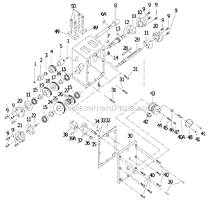 Part Location Diagram of GB2089-80 Jet Spring