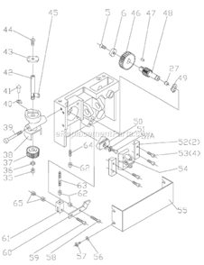 Part Location Diagram of 4024 Jet Pointer