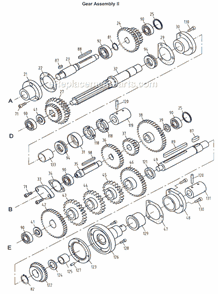 Part Location Diagram of 5708 Jet Gear