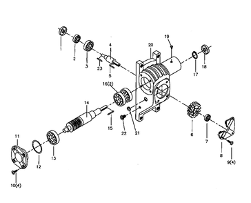 Fig-1 Diagram and Parts List for  Jet Table Saw
