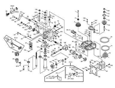 Part Location Diagram of JT9-JMD18-124 Jet CABLE SETTING NUT PG13.5