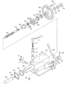 Part Location Diagram of JT9-TS-1515031 Jet HEX SOCKET CAP SCREW