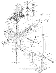 Part Location Diagram of JT9-JDP17DX-018 Jet RACK RING ASSEMBLY