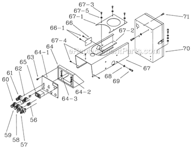 Page C Diagram and Parts List for  Jet Drill Press