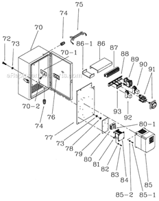 Page D Diagram and Parts List for  Jet Drill Press