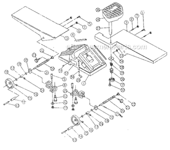 Part Location Diagram of JT9-JH-T24 Jet RETAINING WASHER