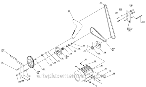 Part Location Diagram of JT9-JJP12-252 Jet PLATE