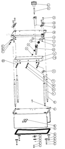 Page A Diagram and Parts List for 707400 Jet Planer Jointer