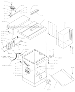 Part Location Diagram of JT9-TS-1482101 Jet HEX CAP BOLT