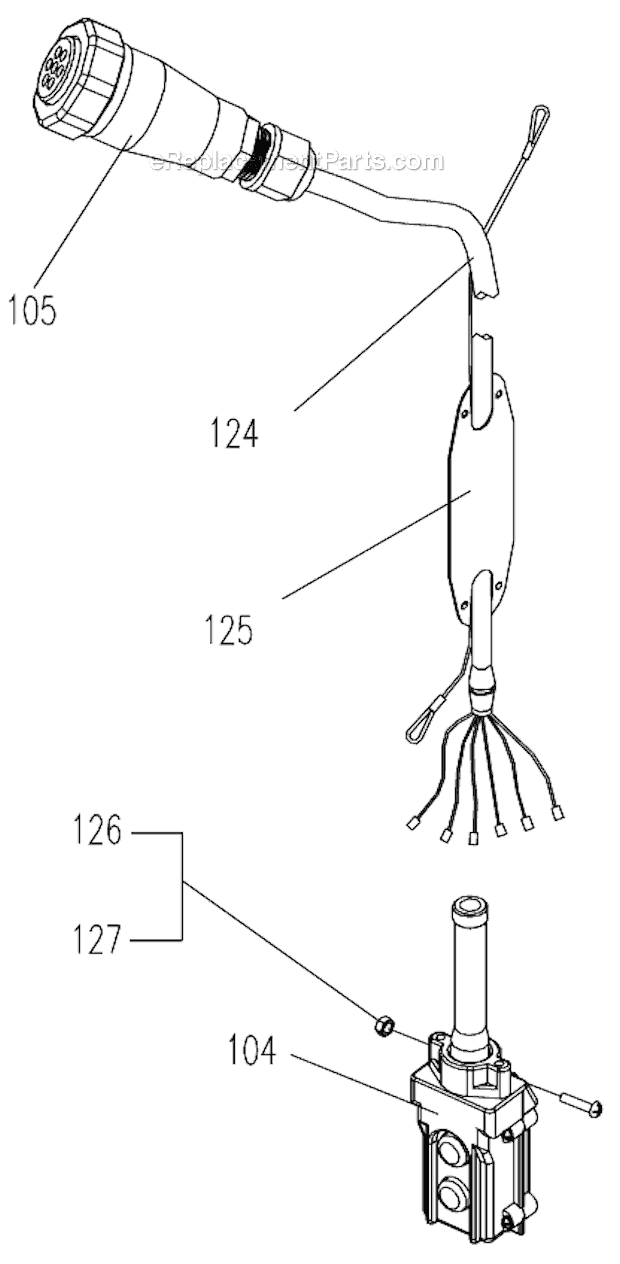 Page B Diagram and Parts List for 2T Jet Hoist & Winch