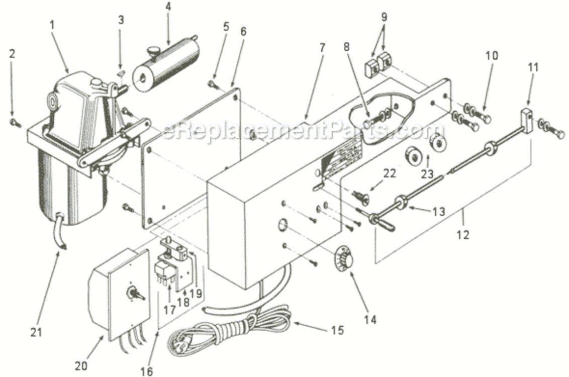 Page A Diagram and Parts List for TPFA-18 350085 Jet Power Feeder