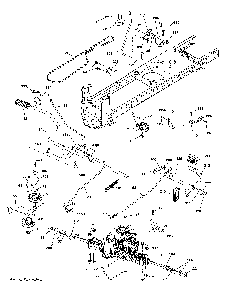 Drive Diagram and Parts List for  Jonsered Lawn Tractor