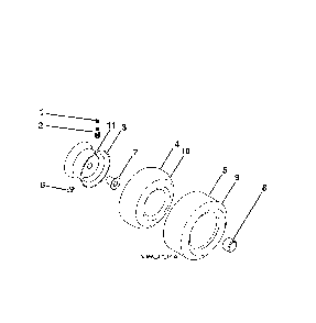 Wheels & tires Diagram and Parts List for  Jonsered Lawn Tractor