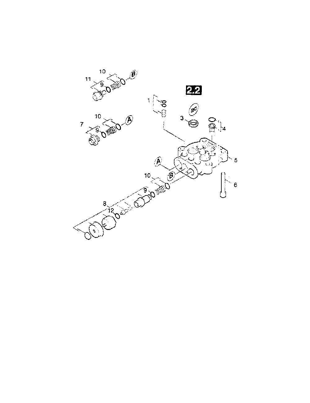 Cylinder Head Diagram and Parts List for  Karcher Pressure Washer