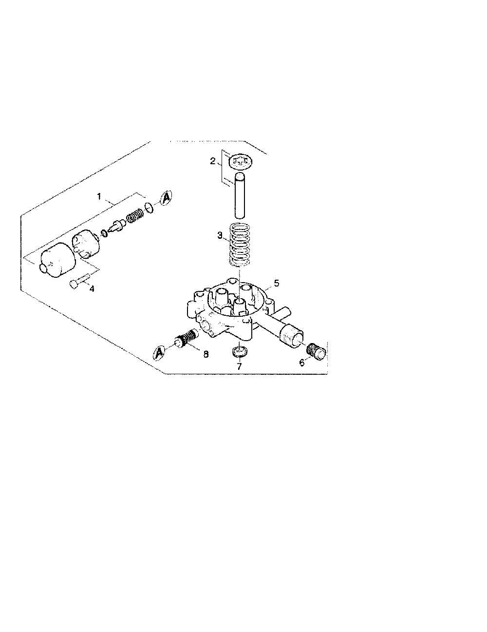2.6 Piston/Valve/Gasket/Plug Diagram and Parts List for  Karcher Pressure Washer