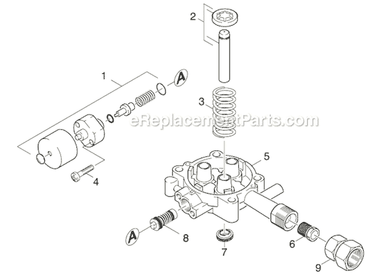 Page C Diagram and Parts List for G 2000 QT 1.133-601.0 Karcher Pressure Washer
