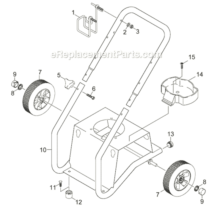 Page A Diagram and Parts List for G 2301 LT 1.133-213.0 Karcher Pressure Washer