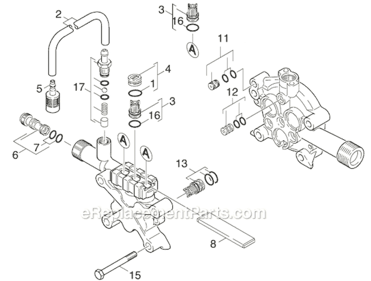 Page B Diagram and Parts List for G 2401 OH 1.194-505.0 Karcher Pressure Washer