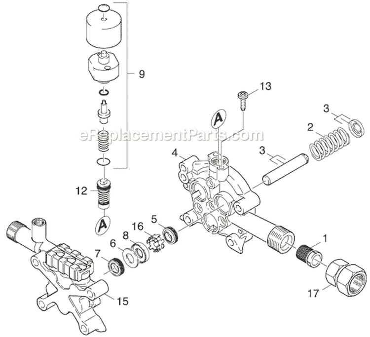 Page C Diagram and Parts List for G 2401 OH 1.194-505.0 Karcher Pressure Washer