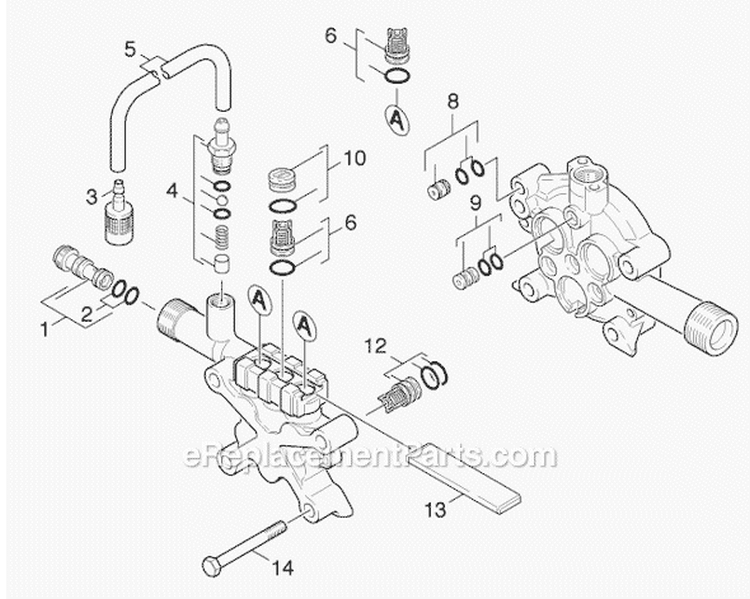Page B Diagram and Parts List for G 2500 OH 11945120 Karcher Pressure Washer