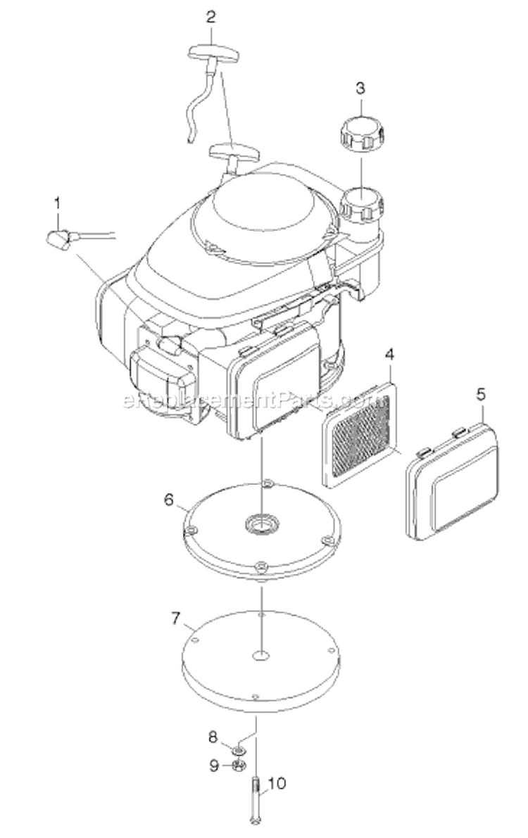 Page D Diagram and Parts List for G 2500 PH 11944010 Karcher Pressure Washer
