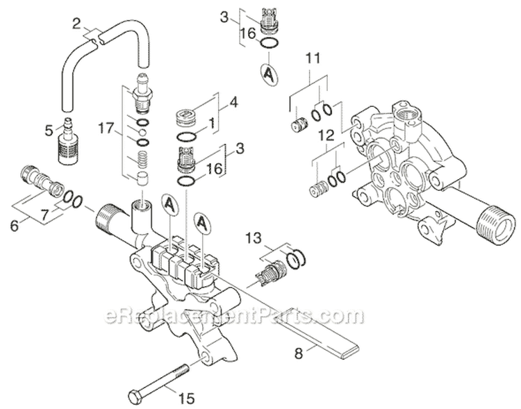 Page B Diagram and Parts List for G 2600 OR 1.194-506.0 Karcher Pressure Washer