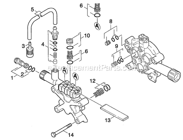 Page B Diagram and Parts List for G 2650 HH 1.194-508.0 Karcher Pressure Washer