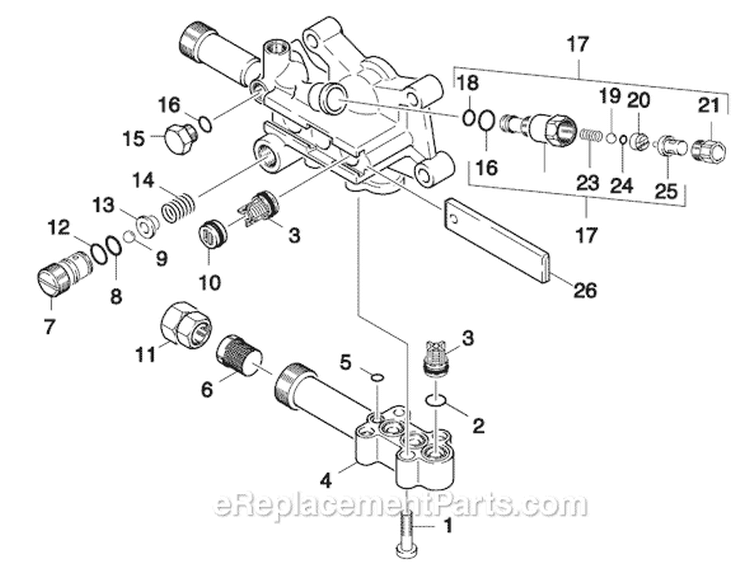 Page B Diagram and Parts List for G 3000 OH 1.194-509.0 Karcher Pressure Washer