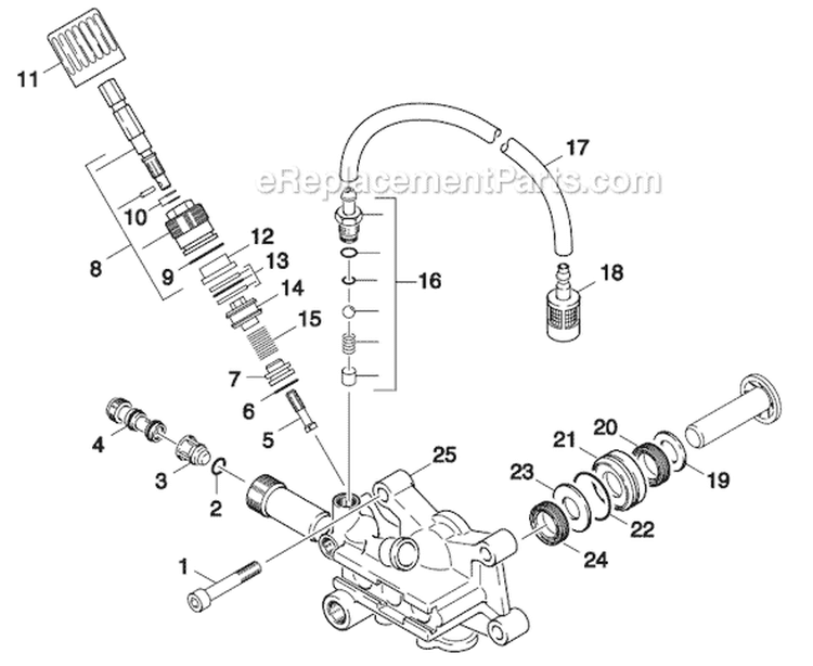 Page C Diagram and Parts List for G 3000 OH 1.194-509.0 Karcher Pressure Washer