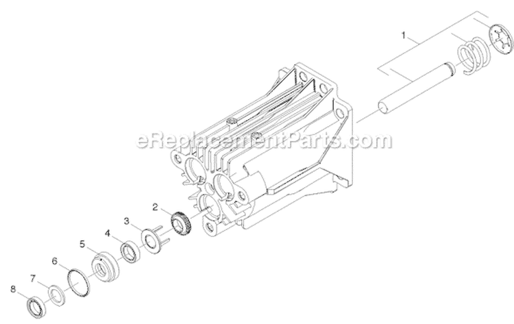 Oil Seals and Pistons Diagram and Parts List for G 3050 OH 11945150 Karcher Pressure Washer