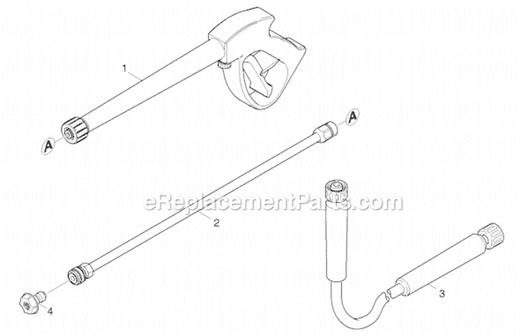 Page J Diagram and Parts List for G 4000 RH 18104010 Karcher Pressure Washer