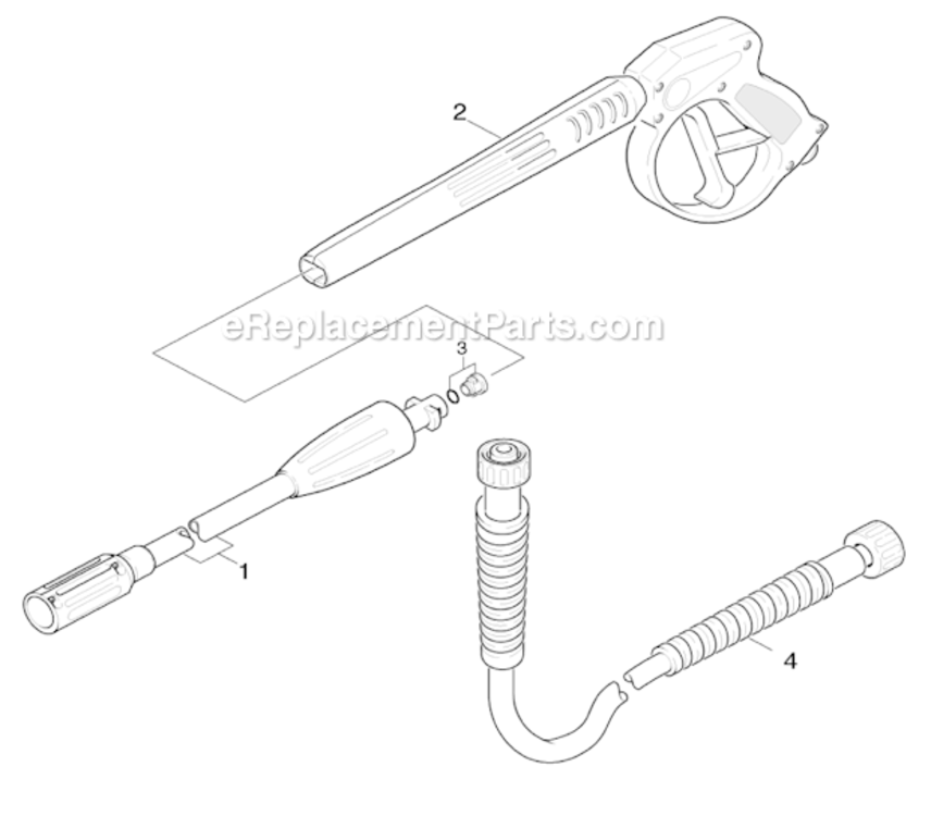 Page K Diagram and Parts List for 1.133-208.0 Karcher Pressure Washer