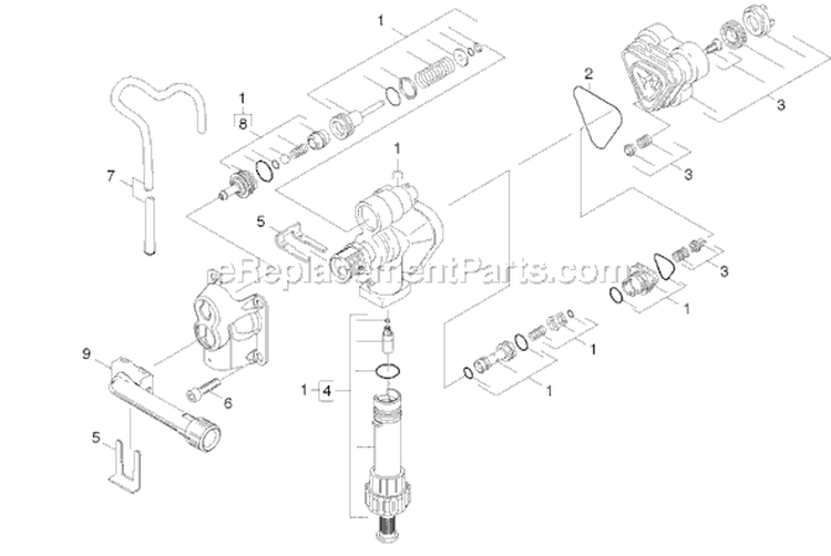 Page B Diagram and Parts List for K 2.26M 16016020 Karcher Pressure Washer
