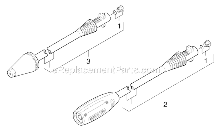 Page F Diagram and Parts List for K 2.26M 16016020 Karcher Pressure Washer