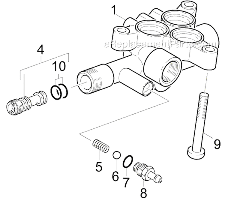 Page B Diagram and Parts List for K 2000 GM 1.050-920.0 Karcher Pressure Washer