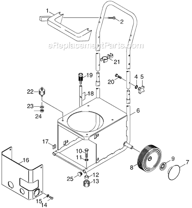 Page A Diagram and Parts List for K 2000 G 1.884-672.0 Karcher Pressure Washer