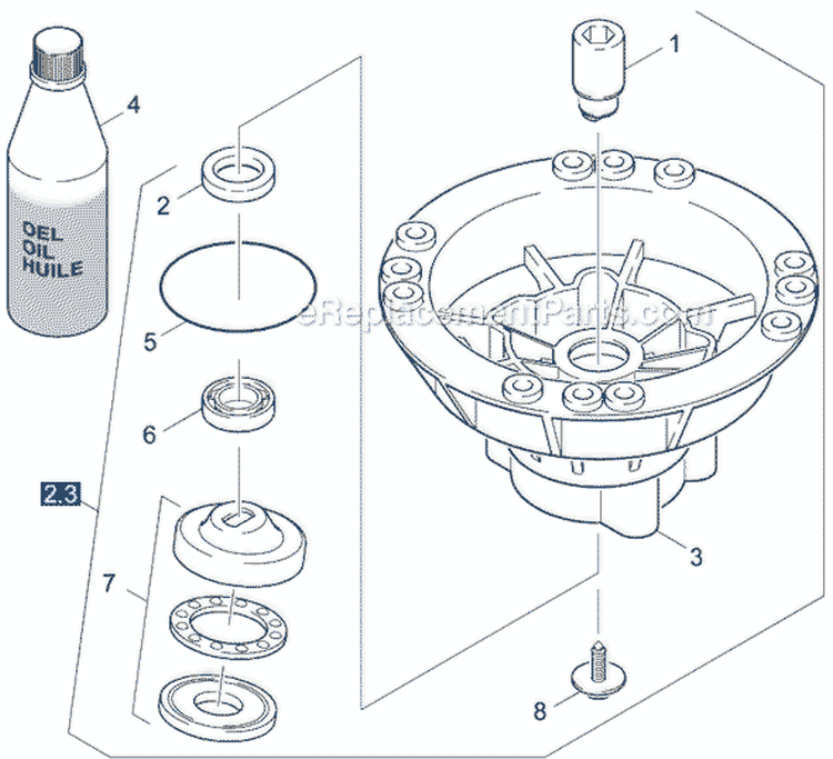 Page L Diagram and Parts List for K 2200 G 1.133-115.0 Karcher Pressure Washer