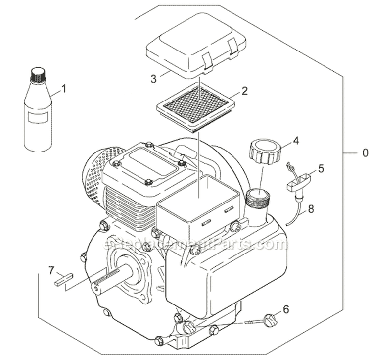 Page F Diagram and Parts List for K 2300 G 1.194-110.0 Karcher Pressure Washer