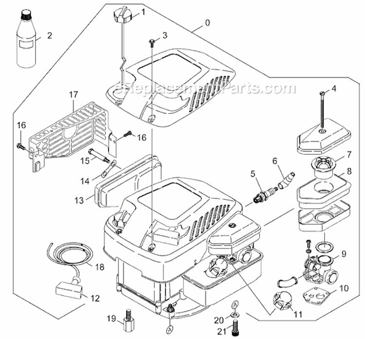 Page D Diagram and Parts List for K 3300 G 1.133-112.0 Karcher Pressure Washer