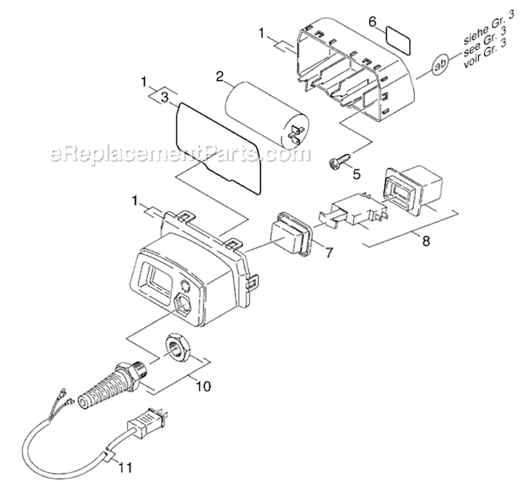Page I Diagram and Parts List for K 330 M 1.994-916.0 Karcher Pressure Washer