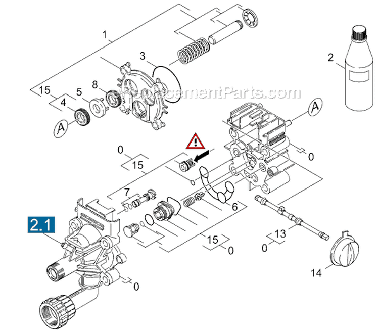 Page C Diagram and Parts List for K 460 M-Plus 1.189-204.0 Karcher Pressure Washer
