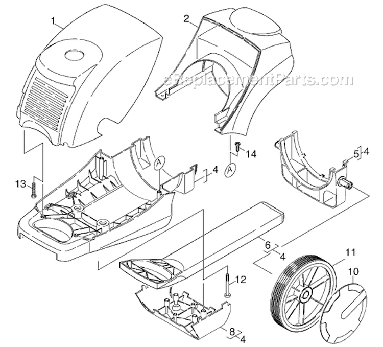 Page A Diagram and Parts List for K520M-WB K 520M-WB 1.069-937.0 Karcher Pressure Washer