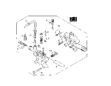 Valves Diagram and Parts List for  Karcher Pressure Washer