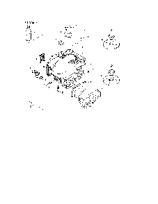 Motor/Carburetor/Starter Diagram and Parts List for  Karcher Pressure Washer