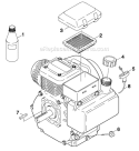 Page E Diagram and Parts List for G 3000 OH 1.194-509.0 Karcher Pressure Washer