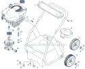 Page A Diagram and Parts List for K 1800 IB 1.133-121.0 Karcher Pressure Washer