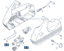 Page B Diagram and Parts List for K 210 Plus 1.223-680.0 Karcher Pressure Washer